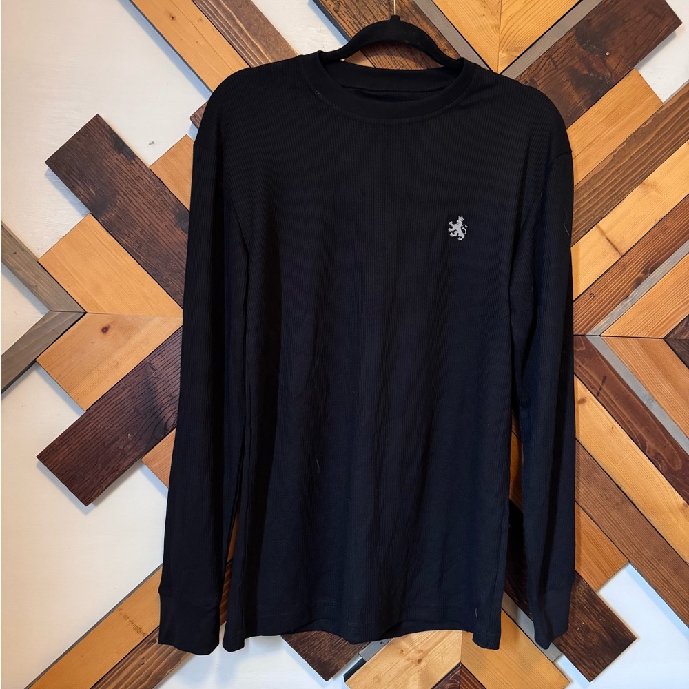 Rugby University Black Long Sleeve Men's Shirt